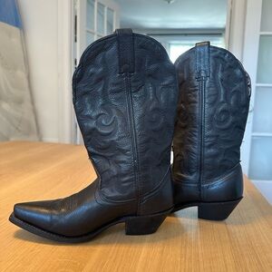 Laredo Black Western Leather Boots